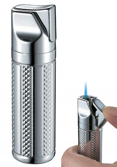 Visol Tornado Polished Chrome Single Jet Flame Cigar Lighter