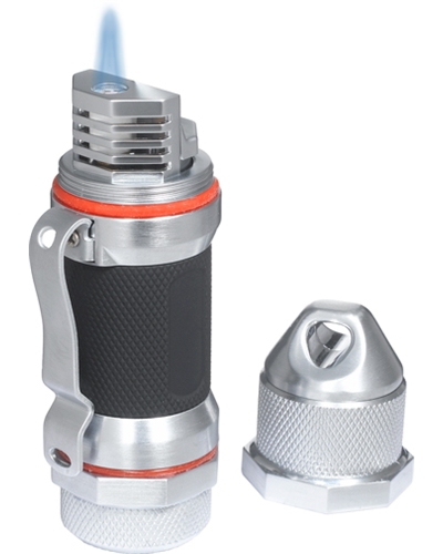Visol Storm Chrome  Black High Altitude Windproof Lighter