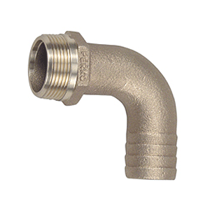 Perko 3/4' Pipe To Hose Adapter 90 Degree Bronze MADE IN THE USA