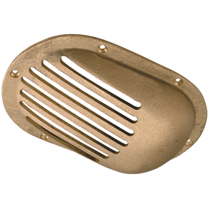 Perko 5' x 3-1/4' Scoop Strainer Bronze MADE IN THE USA