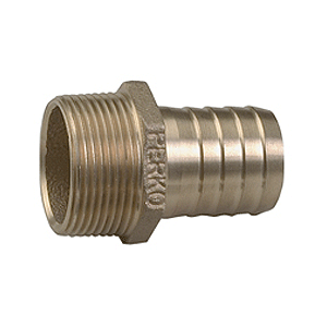 Perko 2' Pipe To Hose Adapter Straight Bronze MADE IN THE USA