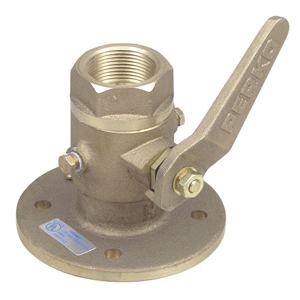 Perko 3/4' Seacock Ball Valve Bronze MADE IN THE USA