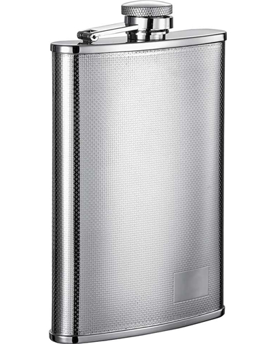 Visol Pixel Stainless Steel 8oz Hip Flask