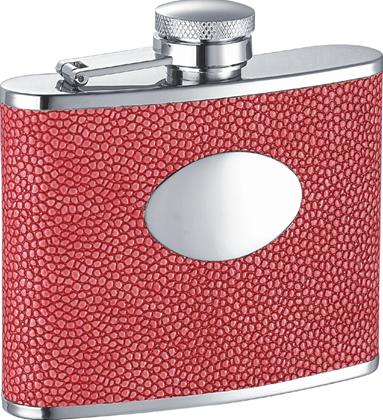 Visol Pink Beluga Hip Flask - 4 oz