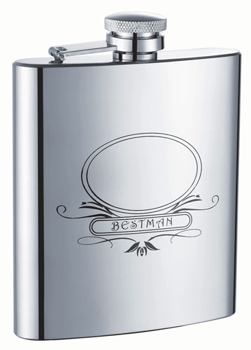 Visol Bestman Stainless Steel 8oz Hip Flask