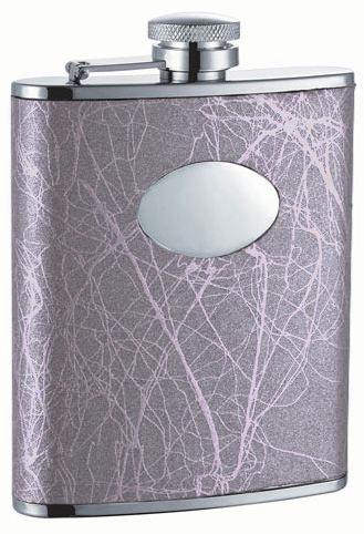 Visol Lightning Stainless Steel 6oz Hip Flask