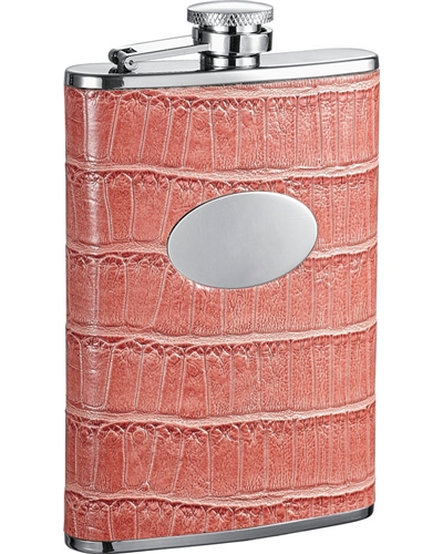 Visol Merveilleux Pink Hip Flask - 8 oz