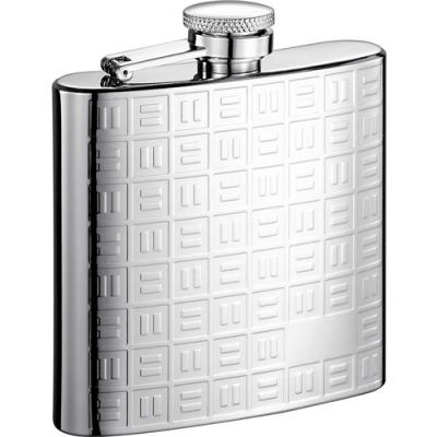 Visol Domino Stainless Steel 8oz Hip Flask