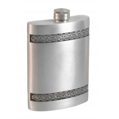 Visol Seville Genuine Pewter Hip Flask - 6 oz