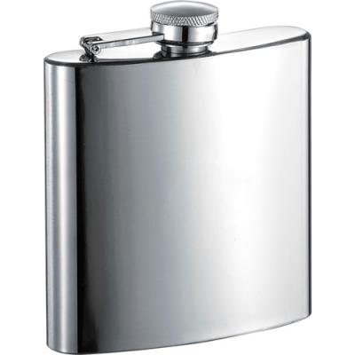 Visol Armandos Classic Mirror Finish 6oz Hip Flask