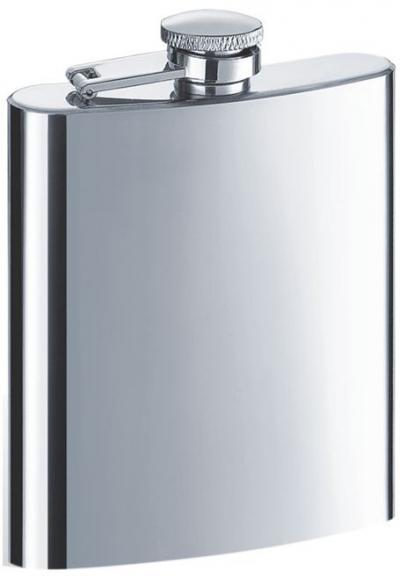 Visol Todd Mirror Finish Stainless Steel Flask - 8 oz