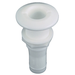 Perko 1/2' Thru-Hull Fitting f/ Hose Plastic MADE IN THE USA