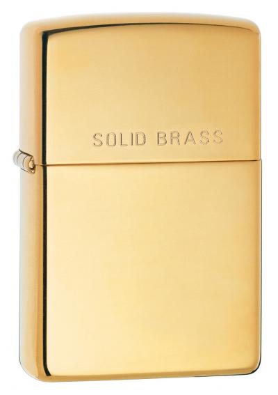 Zippo High Polish Brass Lighter