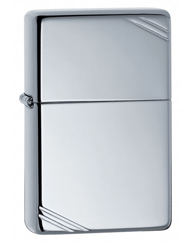 Zippo High Polish Chrome Vintage Lighter