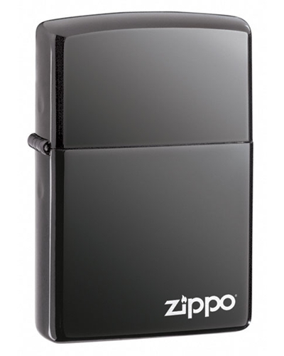 Zippo Black Ice Lighter Zippo Logo