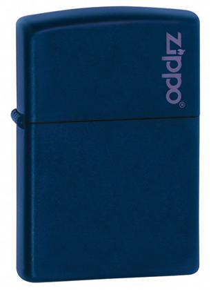Zippo Navy Matte Lighter Zippo Logo