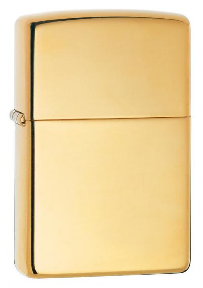 Zippo Lighter - High Polish Solid Brass