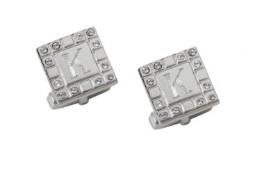 Visol Juventus Stainless Steel Square Frame Cufflinks