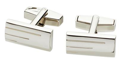 Visol Janus Nickel Chrome Plated Cufflinks