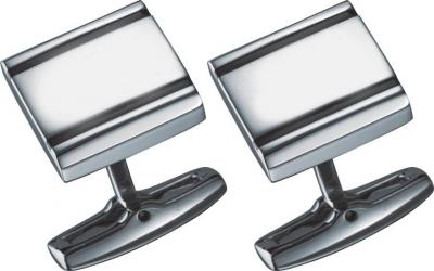 Visol Pallas Stainless Steel Engravable Cufflinks