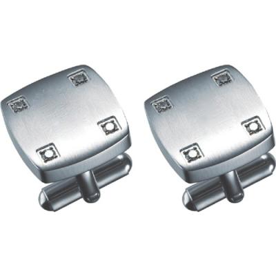 Visol Angelo Stainless Steel Engravable Cufflinks