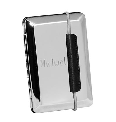 Visol California Chrome Steel Business Card Case