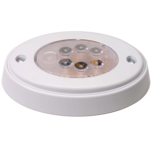 CLOSEOUT - Innovative Lighting 6-LED Oval Recess Compartment Light White w/White Bezel