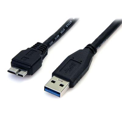 3 Black USB 3 to Micro Cable
