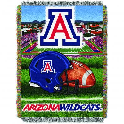 Arizona OFFICIAL Collegiate 'Home Field Advantage' Woven Tapestry Throw