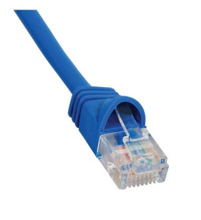 PATCH CORD, CAT 5e, MOLDED BOOT, 1 BL