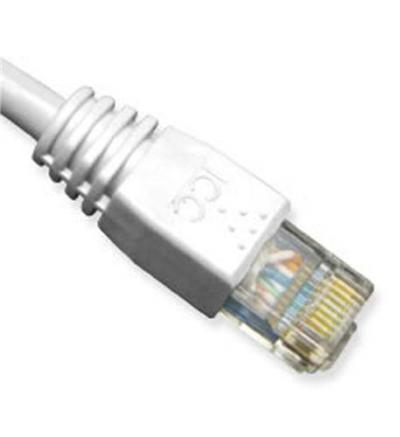 PATCH CORD CAT6 BOOT 5 WHITE