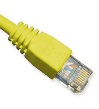 PATCH CORD CAT6 BOOT 5 YELLOW