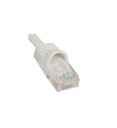 PATCH CORD, CAT 6, MOLDED BOOT, 7  WH