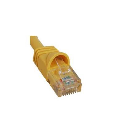 PATCH CORD, CAT 6, MOLDED BOOT, 7  YL