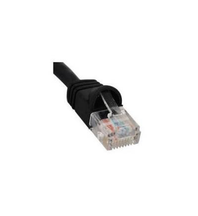 PATCH CORD, CAT 6, MOLDED BOOT, 10 BK