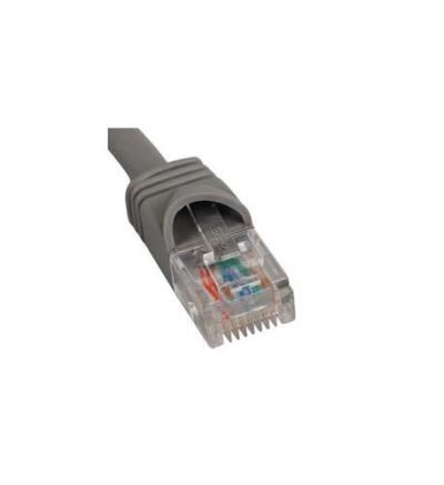 PATCH CORD, CAT 6, MOLDED BOOT, 14 GY