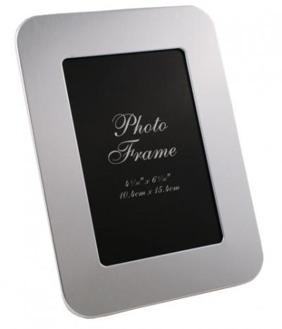Visol Zafina Brushed Aluminium Photo Frame