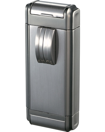 Visol Perseus Satin Gunmetal Wind-Resistant Jet Flame Lighter