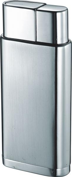 Visol Marco Satin Chrome Wind-Resistant Torch Flame Lighter
