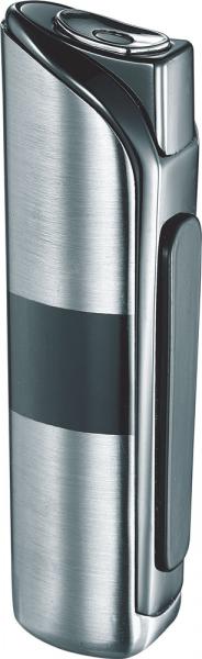 Visol Dante Satin Nickel Wind-Resistant Jet Flame Lighter