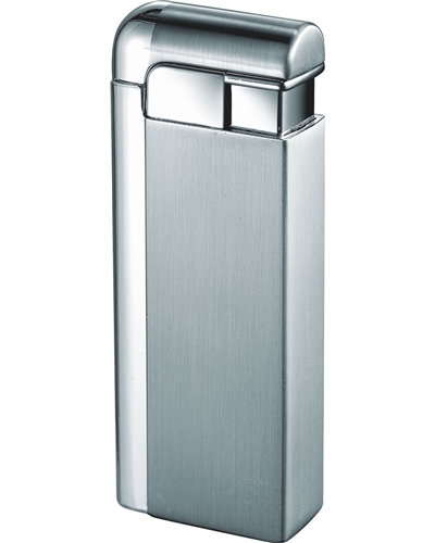 Visol Russo Satin Chrome Wind-Resistant Jet Flame Lighter