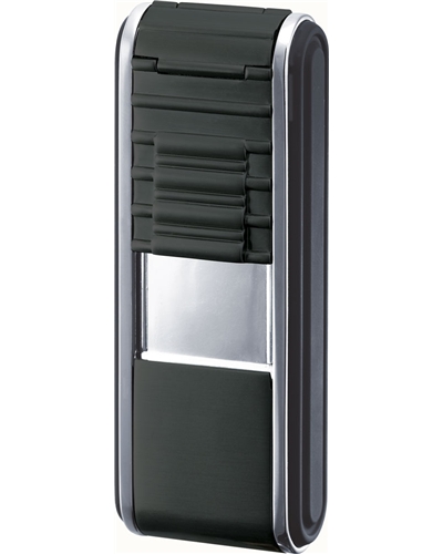Visol Track Black Matte Cigar or Cigarette Butane Lighter