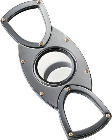 Visol Negril Gunmetal Cigar Cutter