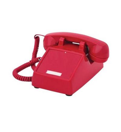 250047-VBA-NDL Red desk no dial