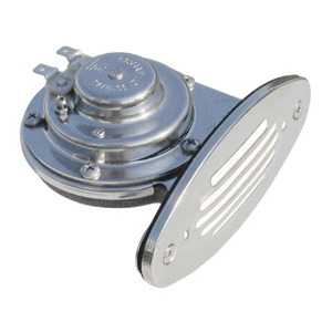 Schmitt & Ongaro Mini SS Single Drop-In Horn w/SS Grill - 12v High Pitch
