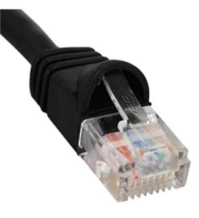 PATCH CORD, CAT 6, BOOT, 1 BK