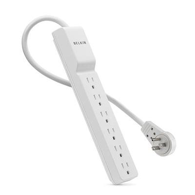 720J 6 Outlet Surge 6 Cord Wh