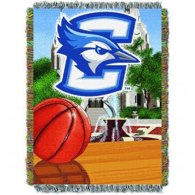 Creighton OFFICIAL Collegiate 'Home Field Advantage' Woven Tapestry Throw