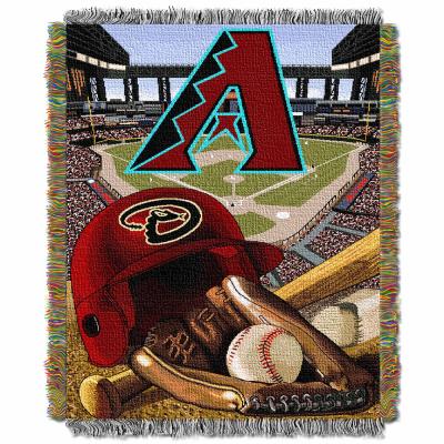 Diamondbacks OFFICIAL Major League Baseball, 'Home Field Advantage' 48'x 60' Woven Tapestry Throw  by The Northwest Company
