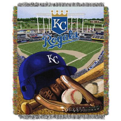 Royals OFFICIAL Major League Baseball, 'Home Field Advantage' 48'x 60' Woven Tapestry Throw  by The Northwest Company